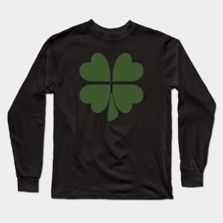 Simple Shamrock Clover Irish St. Paddy’s Day Long Sleeve T-Shirt